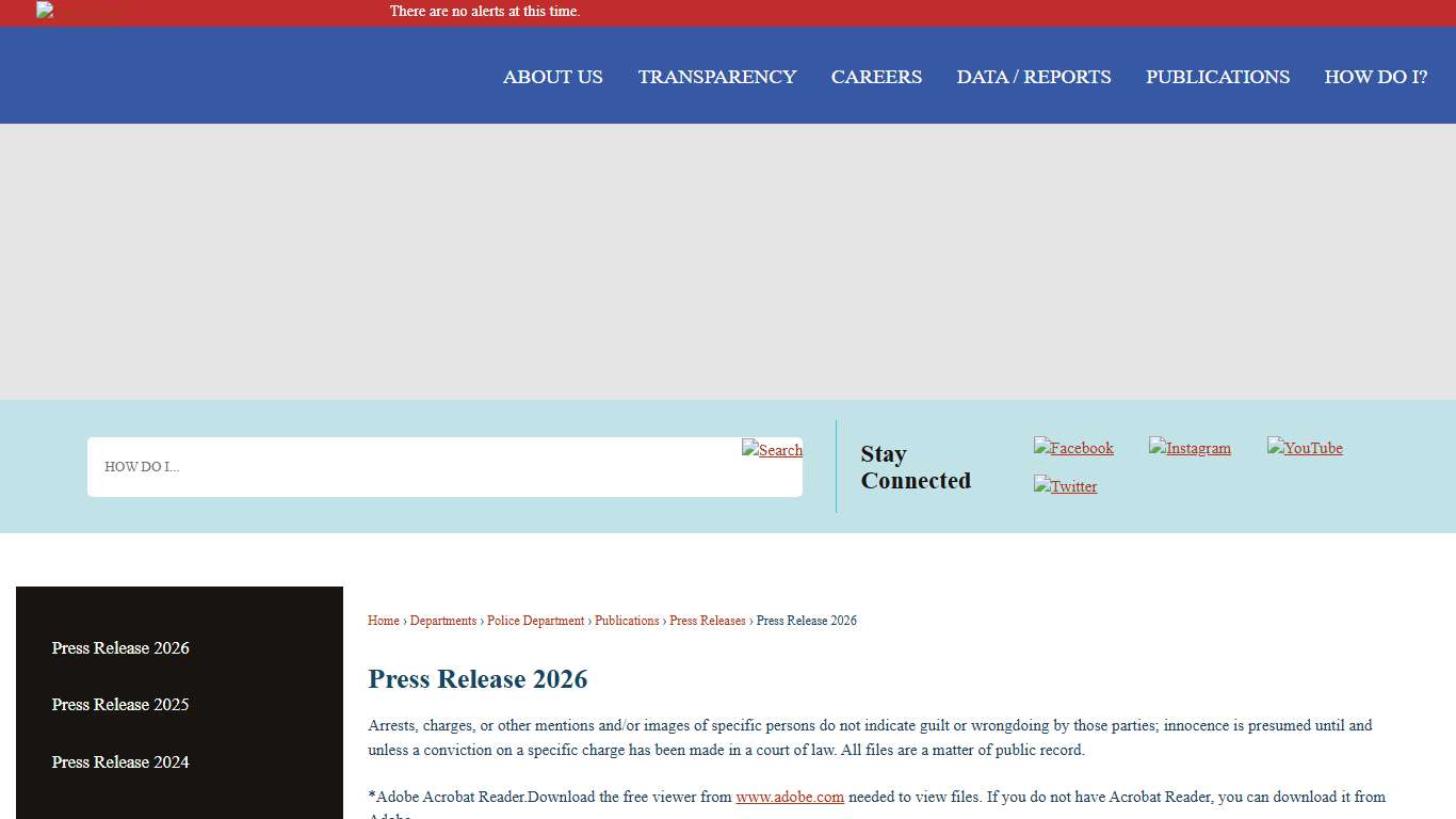 Press Release 2026 Baton Rouge, LA